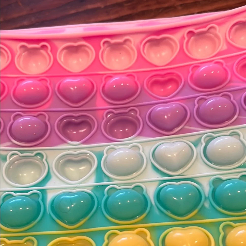 Colorful Heart Pattern Tablet Cover